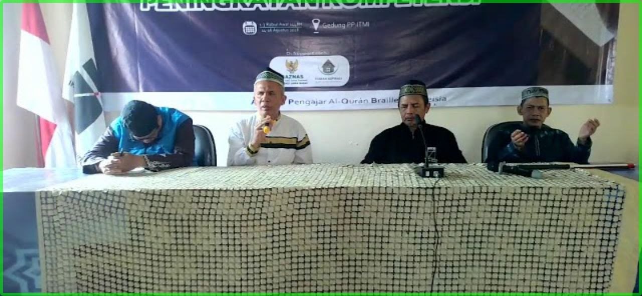 Uji Kompetensi Pengajar Al-Qur’an Braille Gelombang III Ditutup, Peserta Diminta Tak Berhenti Mengajar
